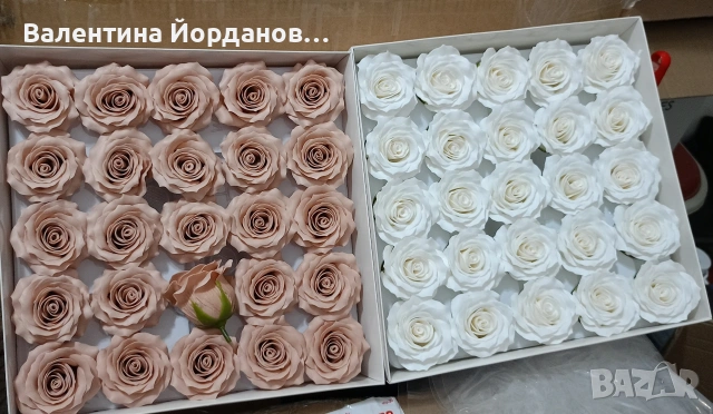 сапунени рози , снимка 12 - Изкуствени цветя - 53296012
