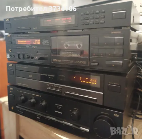 JVC AX-311BK, XL-V221BK, TD-X502G, FX-331LBK, снимка 11 - Аудиосистеми - 46969559