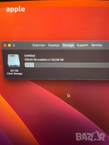  13" Core i5 MacBook А1706 (2016), снимка 10 - Лаптопи за дома - 52477540