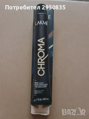 Безамонячна трайна боя за коса LAKME CHROMA, снимка 3 - Продукти за коса - 49126799