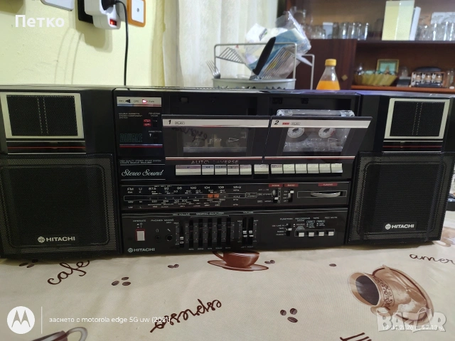 Hitachi trk-w550e Хитачи , снимка 2 - Радиокасетофони, транзистори - 54175653