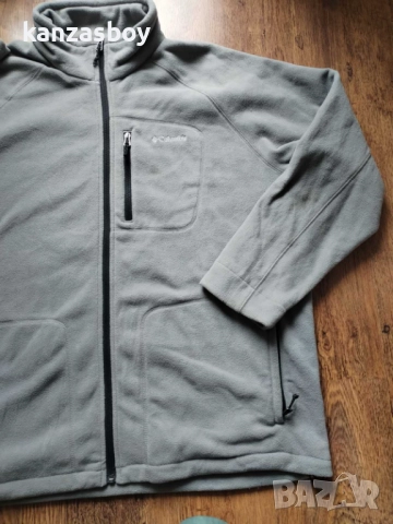 COLUMBIA Men's Steens Mountain Full-Zip 2.0 Fleece Jacket - страхотен мъжки полар 2XL КАТО НОВ, снимка 6 - Спортни дрехи, екипи - 52910181