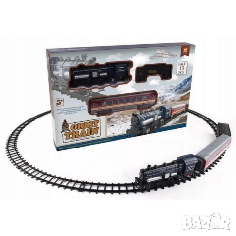 Електрическо детско влакче Orbit Train - 15 части, снимка 1