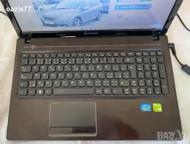 БъРЗ Лаптоп  Lenovo G580   като  нов  LED 15,6 инча RAM 12  гб  proc.3110м WIN 11, снимка 5 - Лаптопи за дома - 42432323