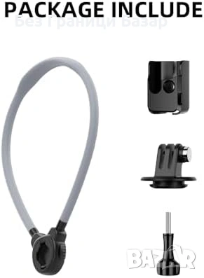 Нова магнитна стойка за врат за DJI Osmo Pocket 3 POV/Vlog, регулируем ъгъл, снимка 8 - Чанти, стативи, аксесоари - 53569505