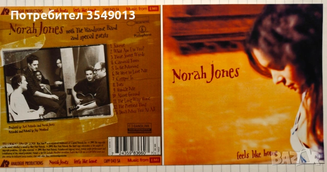 Неофициални cd / цд компакт дискове - нови - Norah Jones № 2, снимка 5 - CD дискове - 53597958