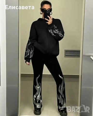 Дамски ватиран модерен екип , снимка 8 - Спортни екипи - 51894678