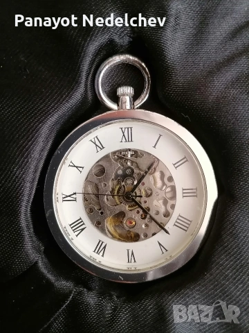 Посребрени джобни часовници , снимка 6 - Мъжки - 54202533