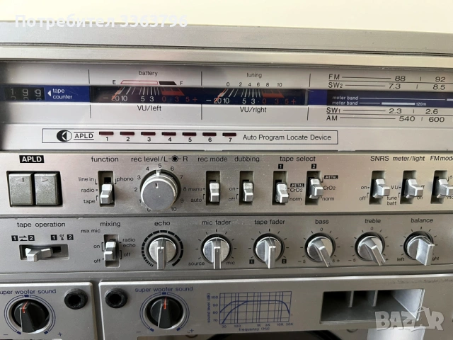 Sharp GF 777, снимка 9 - Радиокасетофони, транзистори - 54042544