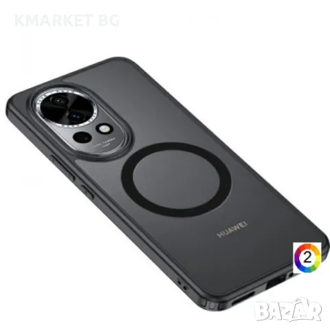 Huawei Nova 13 Силиконов Калъф PC+TPU/MagSafe и Протектор, снимка 1 - Калъфи, кейсове - 49401498