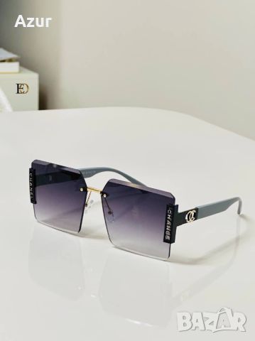 Слънчеви очила с UV400 защита с калъф и кутия Balmain 🕶 Chanel Код D279 - Различни цветове, снимка 6 - Слънчеви и диоптрични очила - 46463201