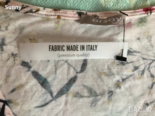 Нова Лятна Дамска Блуза Марка ORSAY с цветя, снимка 4 - Ризи - 50743416