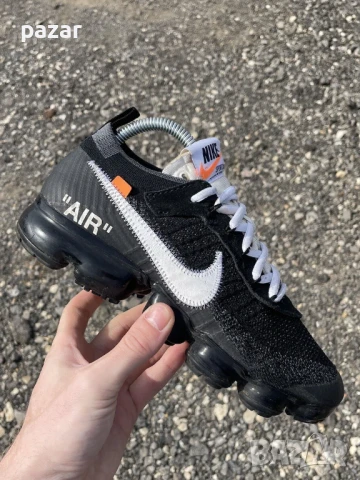 NIKE OFF-WHITE The Ten AIR VaporMax AA3831 Оригинални Маратонки 41.5-42 26.5см, снимка 5 - Маратонки - 50980555