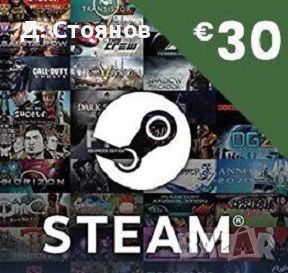 Steam 30EUR GIFT CARD -25% OFF, снимка 1