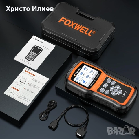 FOXWELL NT630 Plus OBD2 скенер с ABS и SRS Диагностика скенер кодочетец, снимка 4 - Аксесоари и консумативи - 53615190
