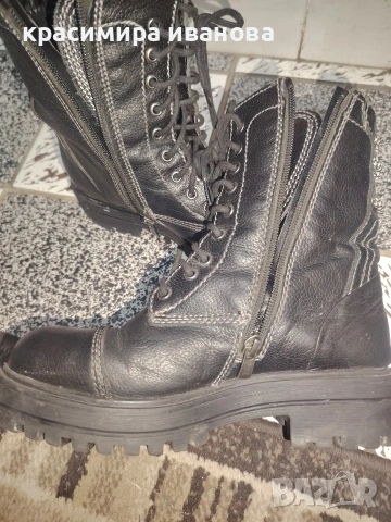 Дамски боти естествена кожа 37 н, снимка 9 - Дамски боти - 53585438