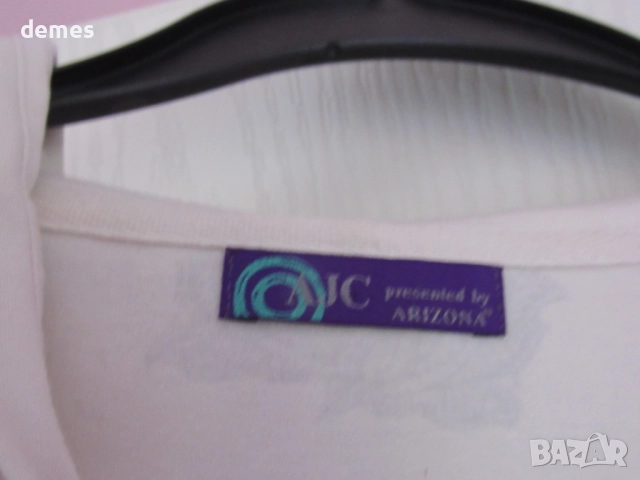 Бял дамски суичър с принт ARIZONA, размер 10/12 М, снимка 5 - Суичъри - 51696203