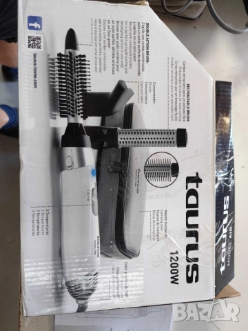 Taurus Model Air 1200W – Сешоар-четка за перфектна прическа у дома, снимка 4 - Сешоари - 51895315