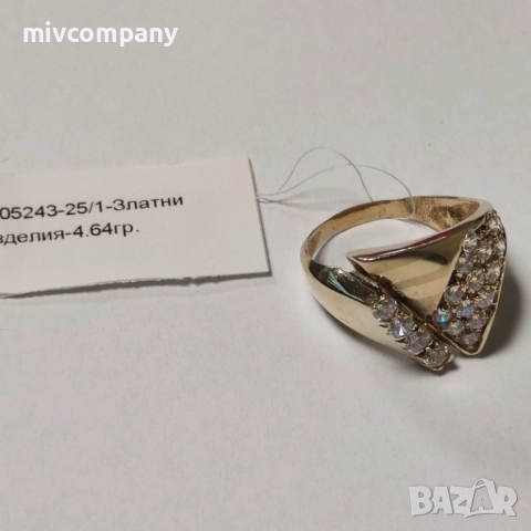 Златен пръстен 4.64гр., снимка 4 - Пръстени - 51977308