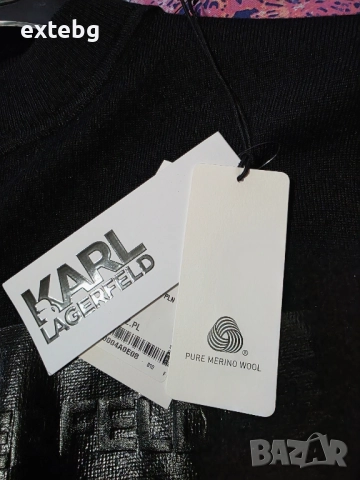 KARL LAGERFELD нов оригинален вълнен пуловер XXL, снимка 9 - Пуловери - 52069477