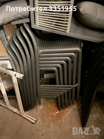 Nardi 8 броя високи бар столове, снимка 9 - Столове - 53601654