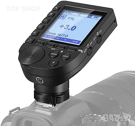 Нов безжичен тригер за светкавица Съвместим с Canon 1/8000s HSS голям екран