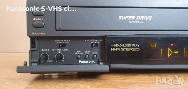 Видео рекордер Panasonic NV-HD100 VHS Hi-Fi stereo Sp/Lp , снимка 3 - Плейъри, домашно кино, прожектори - 53909591