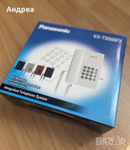 НОВ! Телефон Panasonic KX-TS500FX