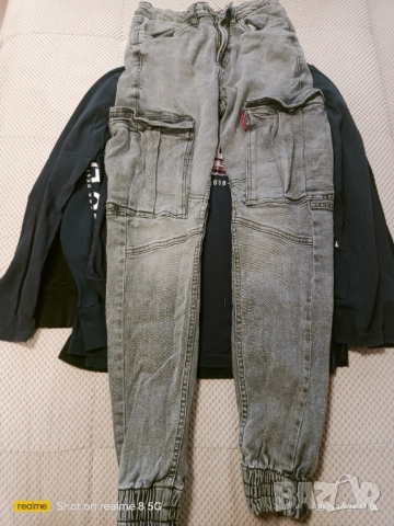 Дънки+3 блузки, снимка 3 - Детски комплекти - 52166310