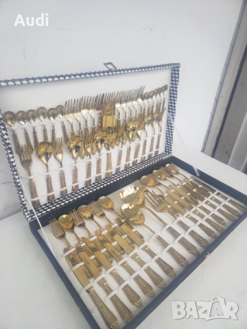 Италиaнски Vintage сервиз от посребрени прибори Silver Plated Made in Italy Продавам изключително ел, снимка 8 - Прибори за хранене, готвене и сервиране - 53901321