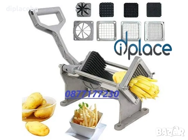 Ножове за Картофорезачка резервни 7х7мм 9х9мм 12х2мм и нож по селски, снимка 2 - Обзавеждане на кухня - 51742187