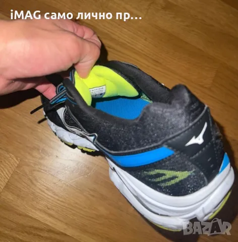 Отлични мъжки маратонки Mizuno Wave Ultima 9 номер 44, снимка 6 - Маратонки - 47108367