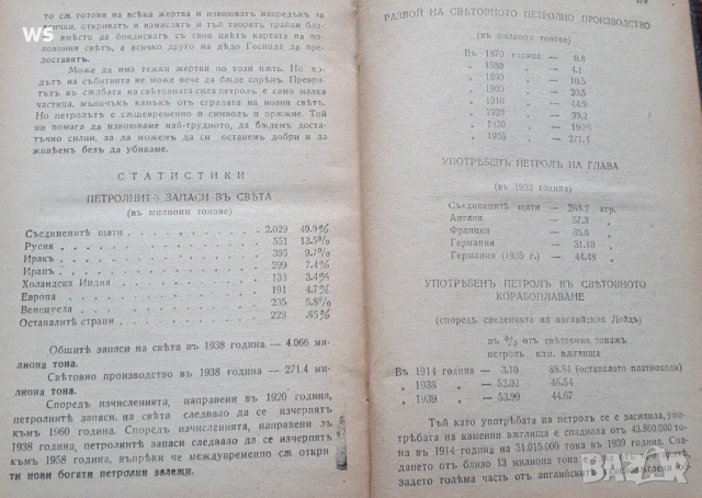 Антикварна книга - Петрол и кръв, снимка 13 - Колекции - 48920844