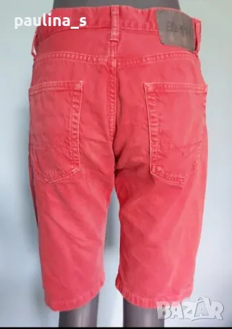 Четири броя / Червени мъжки дънкови бермуди и червен панталон , снимка 10 - Къси панталони - 31205613