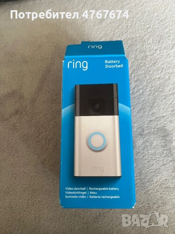 Смарт звънец с камера Ring video Doorbell, снимка 5 - HD камери - 54216975