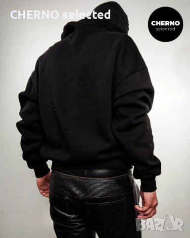 Мъжки суичър PROHIBITED Oversized Men’s Half-Zip Sweatshirt – размер L•XL – Нов без етикети, снимка 11 - Суичъри - 53840586