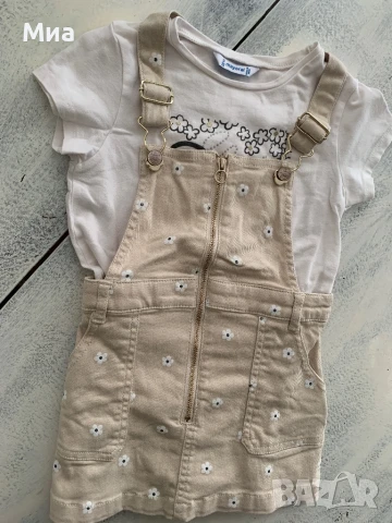 Детски сукман с тениска Mayoral 3 годинки, снимка 2 - Детски комплекти - 50807587