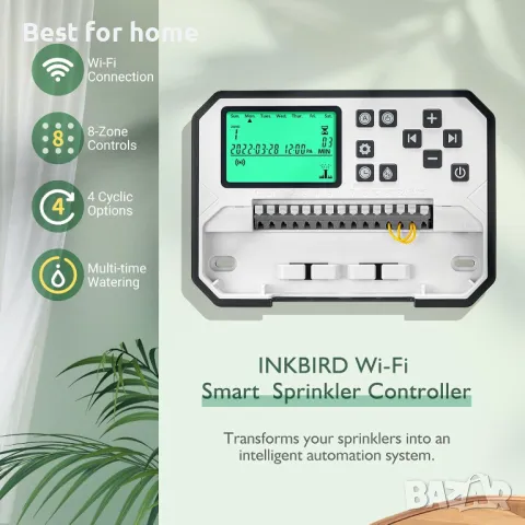 Компютър за напояване, 8-зонов INKBIRD IIC-800-WIFI  , снимка 4 - Напояване - 47552709