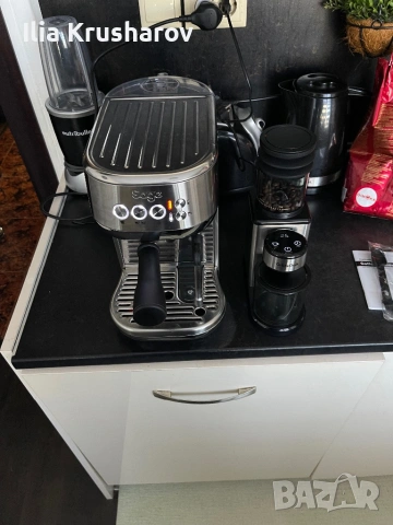 Кафемашина Sage Bambino Plus+ Кафемелачка, снимка 2 - Кафемашини - 54131916