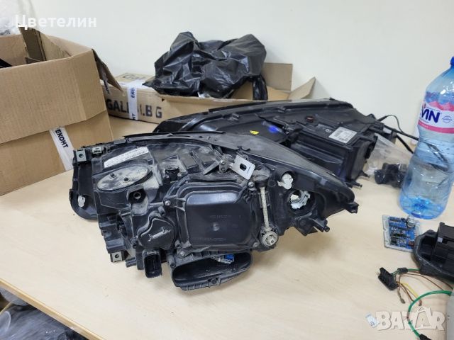 Десен фар BMW 5 F10 F11 НЕЗАВИВАЩ Facelift Xenon desen far бмв 5 ф10 ф, снимка 7 - Части - 46105839