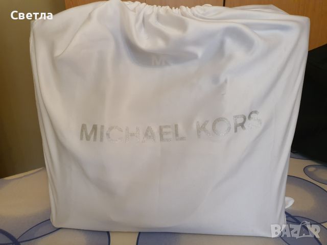 Чанта MICHAEL KORS, естествена кожа, черна, снимка 2 - Чанти - 46652423