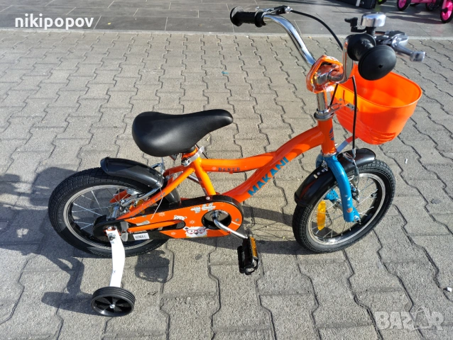 MAKANI Велосипед 14" BENTU оранжев, снимка 2 - Велосипеди - 53759099