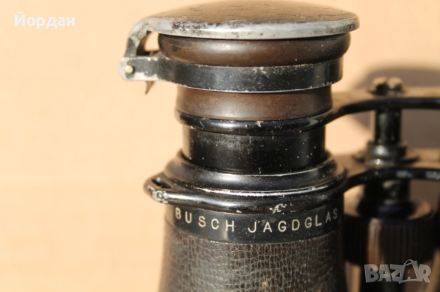 Рядък военен Немски бинокъл ''P.Dorffel Berlin Busch'', снимка 2 - Антикварни и старинни предмети - 52565248