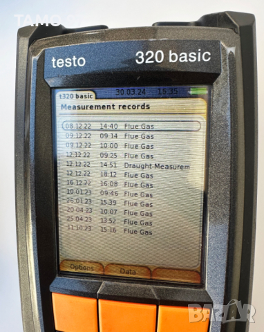 TESTO 320 Basic - Газ анализатор перфектен!, снимка 11 - Други инструменти - 45040322