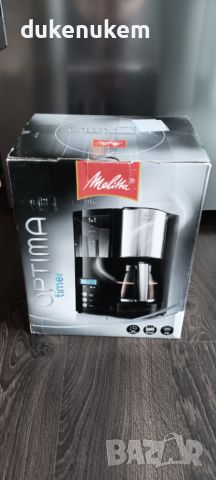 Кафемашина Melitta Optima Timer 1L 850W кафеварка, шварц кафе N3, снимка 1 - Кафемашини - 45946932