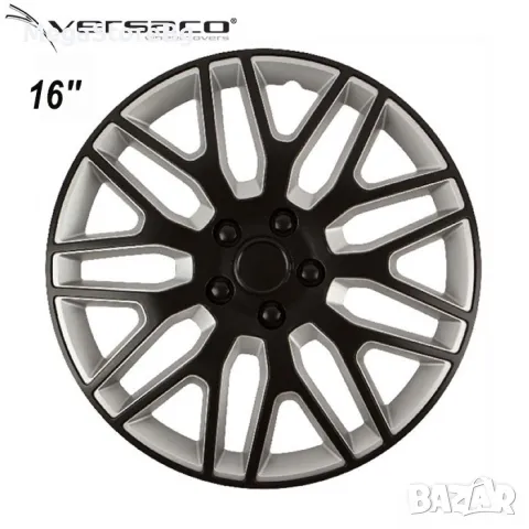 Тасове за джанти 16'' Versaco Dakar Black/Silver, снимка 1 - Аксесоари и консумативи - 46893305