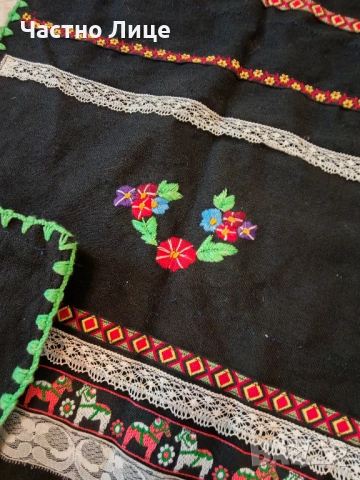 Оригинална Старинна Царска Северняшка Престилка за Народна Носия 1930те г, снимка 4 - Антикварни и старинни предмети - 51593067
