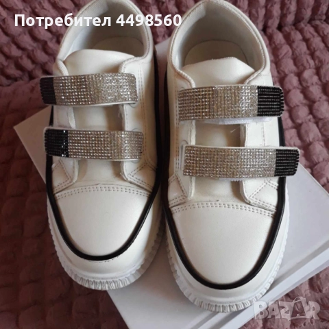 Черно/Бели Маратонки, снимка 2 - Детски маратонки - 51447787