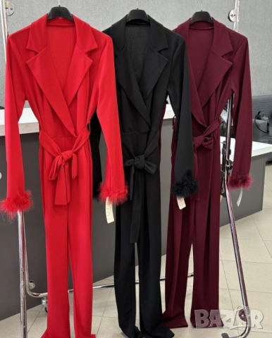 🎀Дамски гащеризон с нежни пера  