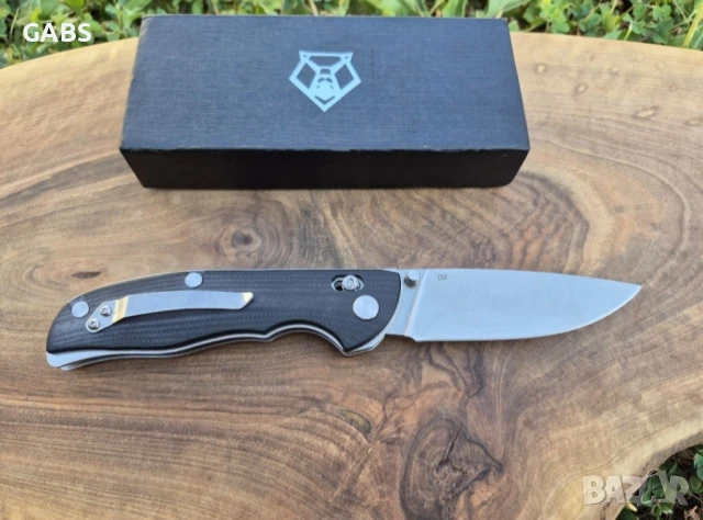 Сгъваем нож Shirogorov Tabargan  100NS,SH205, снимка 2 - Ножове - 51061132